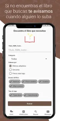 QuieroLibros android App screenshot 2